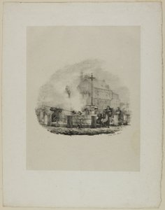 Unknown Dramatic Scene by Charles Etienne Pierre Motte