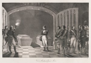 Visit to Tomb of Frederick the Great, Early 19th Century by Charles Etienne Pierre Motte