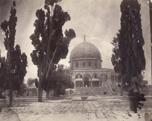 The Dome of the Rock on the Haram al Sharif in Jerusalem, from the south, 1870