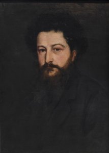 Portrait of William Morris in his thirties by Charles Fairfax Murray by Charles Fairfax Murray