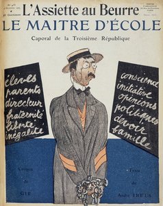 The Schoolmaster, Corporal of the Third Republic, Illustration by Charles Gir (1883-1941) - in 