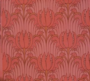 Wallpaper Designed by Voysey, Victorian by Charles Francis Annesley Voysey
