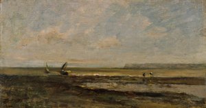Beach Scene by Charles Francois Daubigny