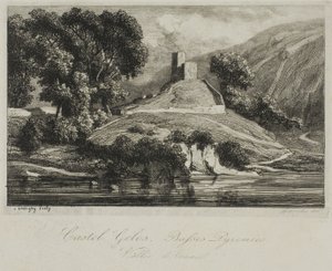 Castel Gélo (Ossau Valley) by Charles Francois Daubigny