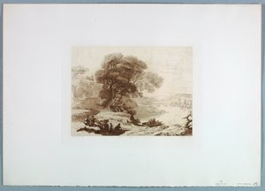 Landscape (After Claude Lorraine), 1849 by Charles Francois Daubigny