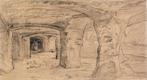 Rock Vaults in the Quarry at Auvers-sur-Oise