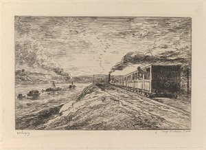 The Departure The Return, from The Boat Trip, 1861 by Charles Francois Daubigny