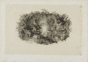 The Winter Garden by Charles Francois Daubigny