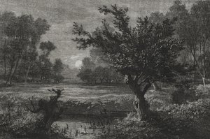 Moonrise in the Andilly Valley, 1845