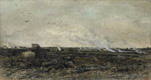 October by Charles Francois Daubigny