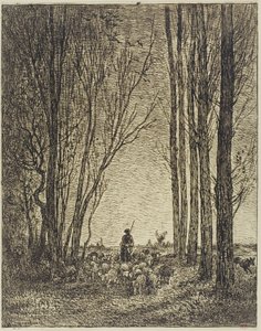 Return of the Flock by Charles Francois Daubigny