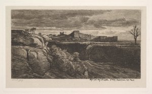 Ruins of the Chateau of Crémieux Isère
