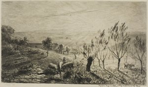 Sunrise by Charles Francois Daubigny