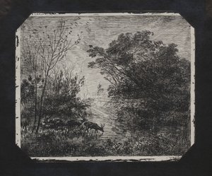 The Deer by Charles Francois Daubigny