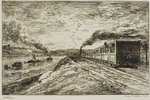The Departure (The Return) by Charles Francois Daubigny