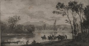 The Little Cavaliers by Charles Francois Daubigny