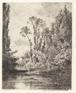 The Virgin Islands in Bezons by Charles Francois Daubigny