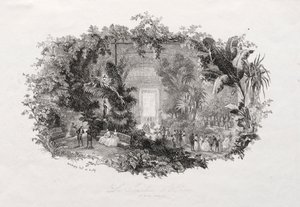 The Winter Garden by Charles Francois Daubigny