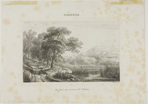 View Taken near Subiaco by Charles Francois Daubigny