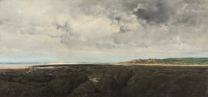 Villerville Seen from Le Ratier by Charles Francois Daubigny