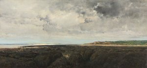 Villerville Seen from Le Ratier by Charles Francois Daubigny
