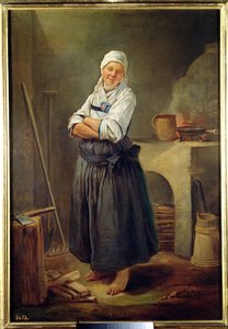 A Saxon Villager in her Kitchen