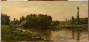 The Banks of the Oise by Charles Francois Daubigny
