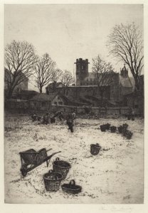 Untitled (Garden Scene) by Charles Frederick William Mielatz