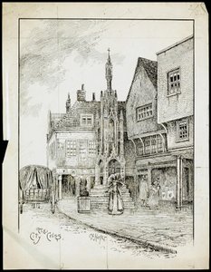 Butter Cross, High Street, Winchester, Hampshire by Charles George Harper