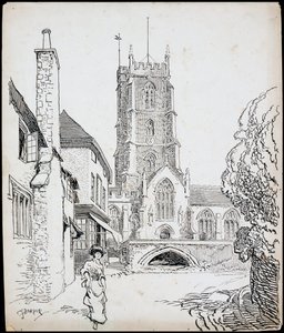 Priory Church of St George, Dunster, Somerset by Charles George Harper