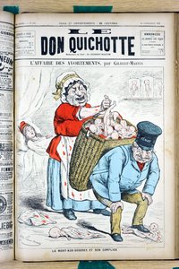 Cover of Le Don Quixote, number 908, Satirical in colors