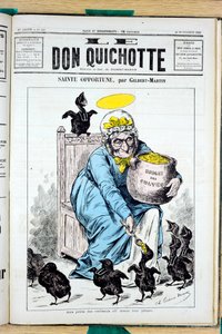 Cover of Le Don Quixote, number 440, Satirical in Colors