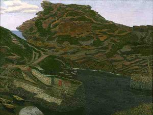 Boscastle Harbour, Cornwall by Charles Ginner