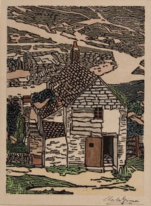 Cornish Cottage by Charles Ginner