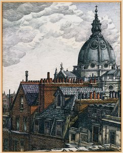 The Dome, Brompton Oratory by Charles Ginner
