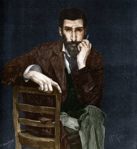 Portrait of Pierre Savorgnan de Brazza (1852-1905), French explorer by Charles Giron