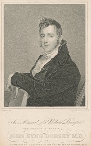 John Syng Dorsey, M.D. by Charles Goodman and Robert Piggot, after Thomas Sully