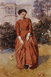 The Croquet Player by Charles Green