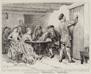 The Dark House, Billingsgate, Hogarth