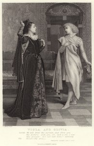 Viola and Olivia, Twelfth Night, Act I, Scene V
