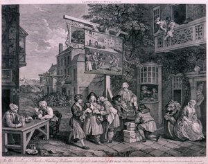 Canvassing for votes by Charles Grignion