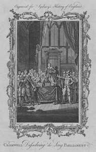 Cromwell dissolving the Long Parliament, 1773 by Charles Grignion