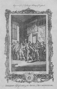 Felton Assassinating the Duke of Buckingham by Charles Grignion