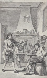Frontispiece to Tobias Smollett