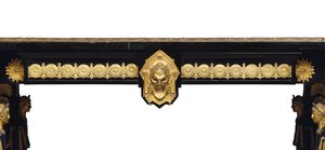Napoleon III table, designed by Jean Brandely, marquetry by E. Varlot, Paris, c.1850-75