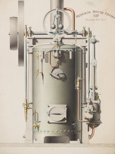 Vertical Steam Engine, 5HP by Charles Gustav Louis Phillips