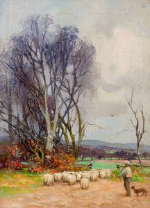 View from Strathmartine Road, Downfield, Dundee by Charles Gustav Louis Phillips