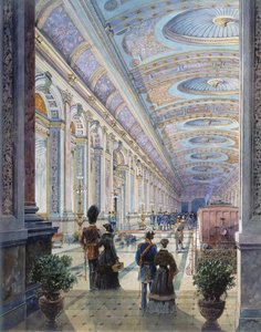 Elaborate Station Interior, 1883 by Charles H. Driver