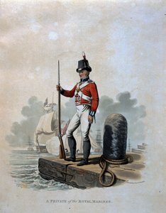 A Private of the Royal Marines, from 