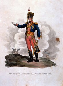 Uniform of a Major General of Light Dragoons, from 